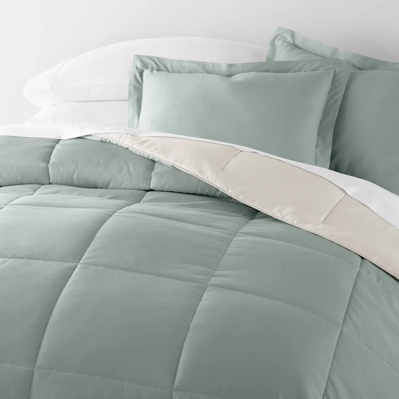 Becky Cameron Reversible Down-Alternative Comforter Bedding Set