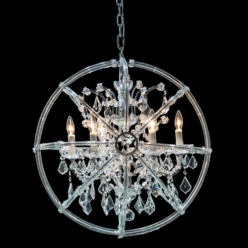 Michael Amini Pena 6 - Light Dimmable Chandelier