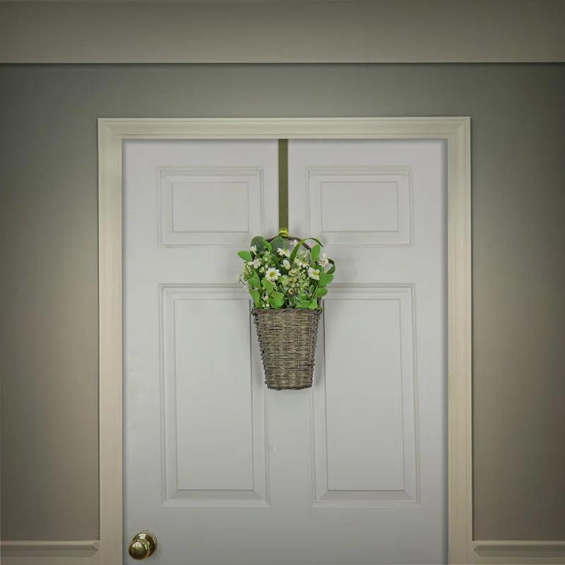 The Holiday Aisle® 18" Daisies and Berries Wall Basket