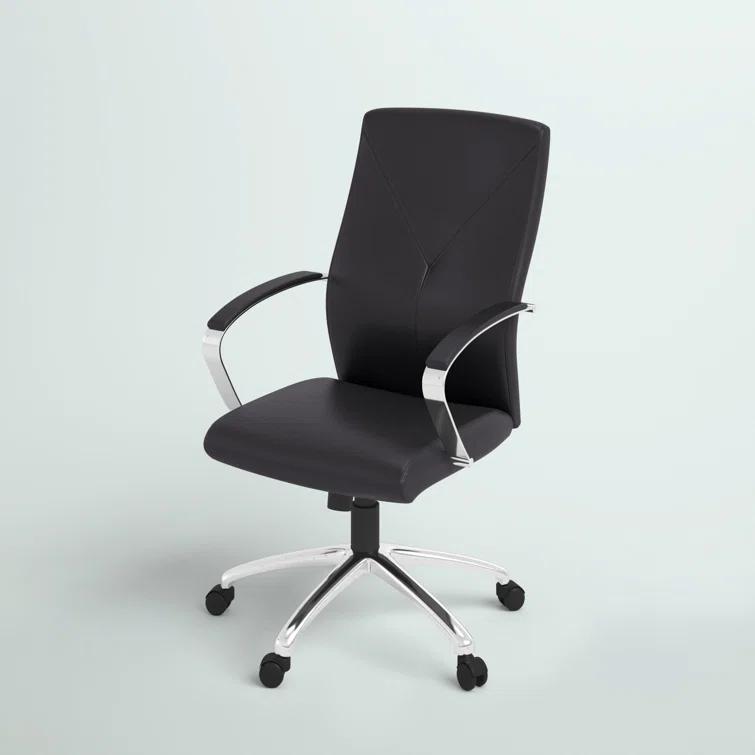 Boss Office Products Leather Conference Chair