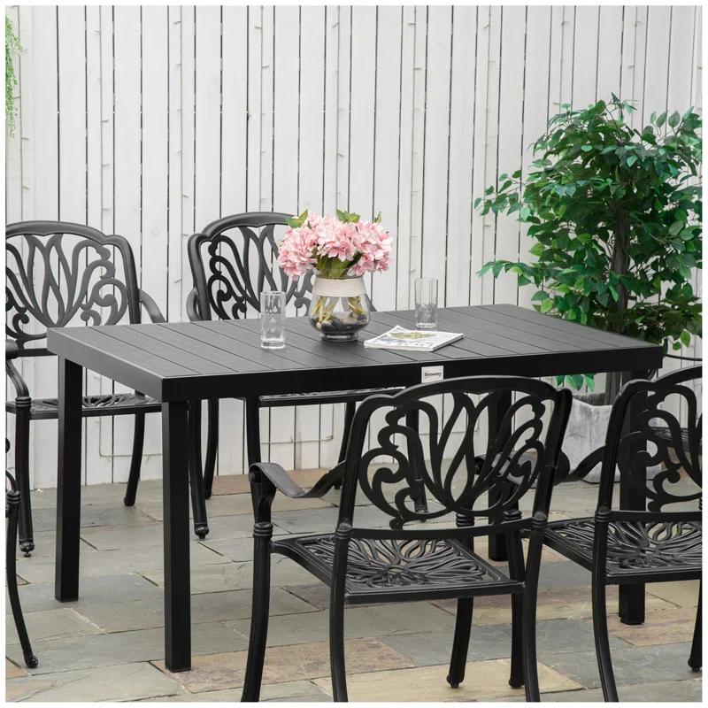 Outsunny Rectangular Outdoor Dining Table