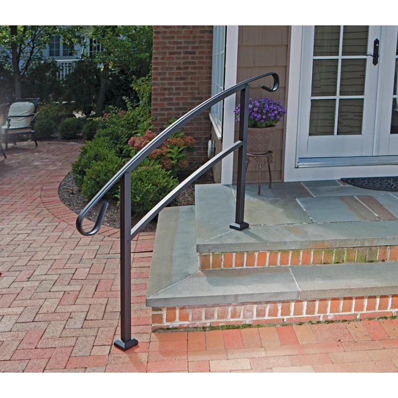 Barrette Outdoor Living Handirail 4-Step Aluminum Rail Kit