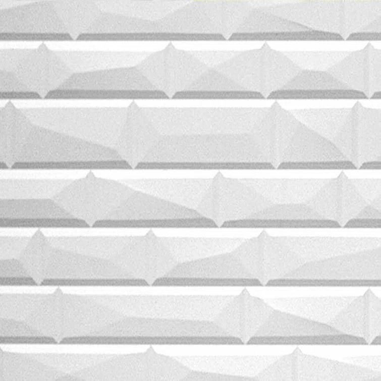 FromPlainToBeautifulInHours Vista MirroFlex 4ft. x 8ft. Glue Up PVC 3D Wall Panels 160 sq.ft. (Set of 5)