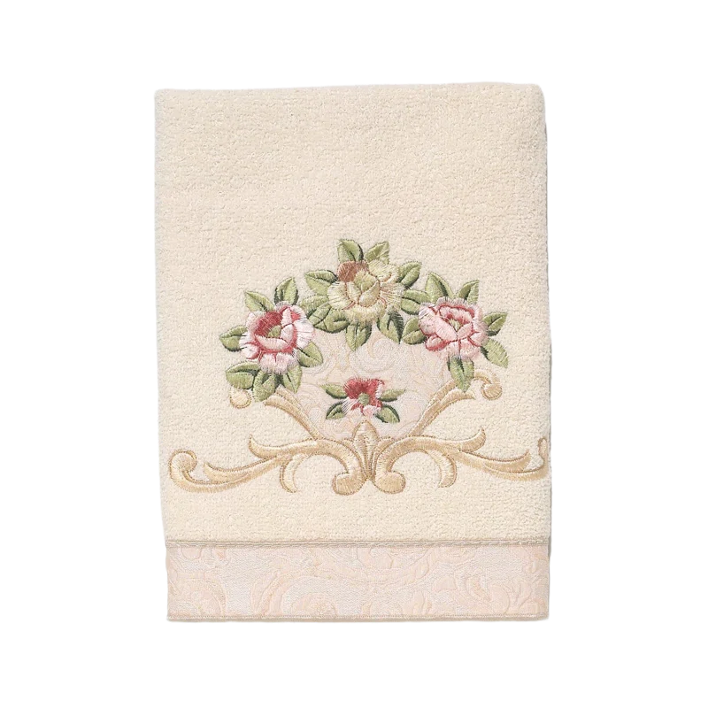 Avanti Linens Rosefan Cotton Hand Towel Bath Towels