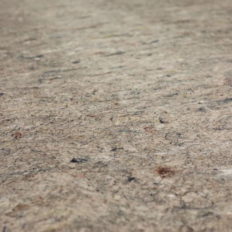 Mohawk 4'10" Round Premium Dual Surface Rug Pad Brown: Skid-Resistant, Polyester, Latex Backing, Gray