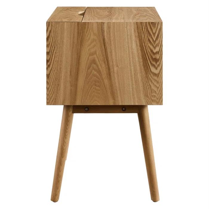 Modway Ember Wood Mid-century Modern Nightstand