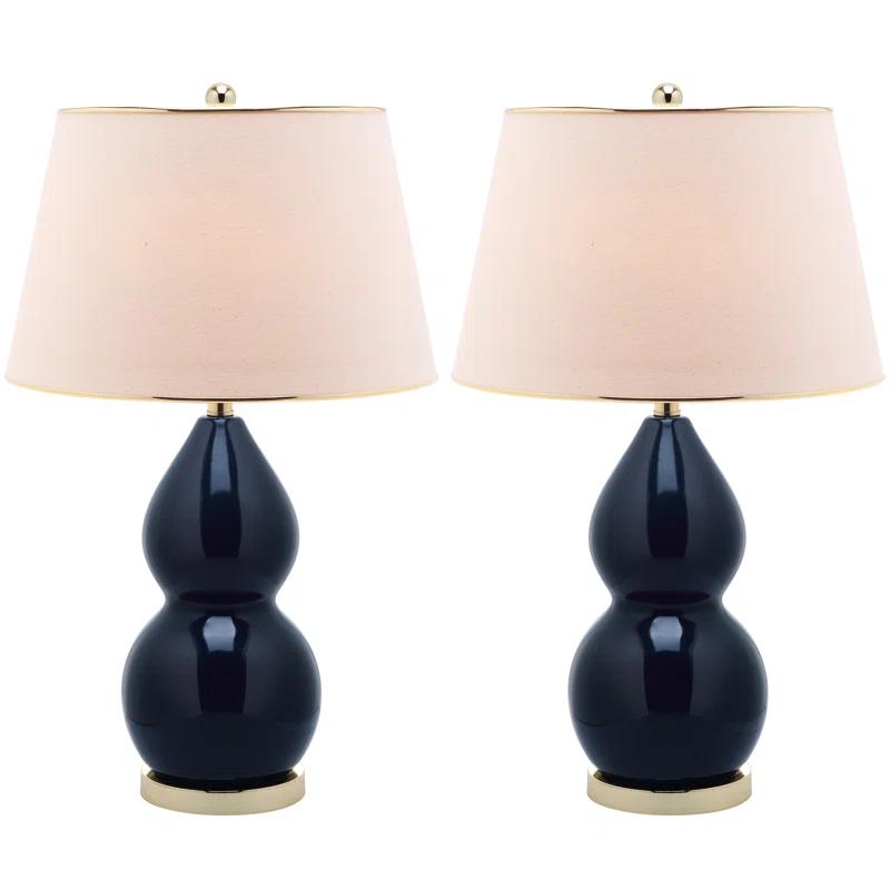 Everly Quinn Ceramic Table Lamp (Set of 2)