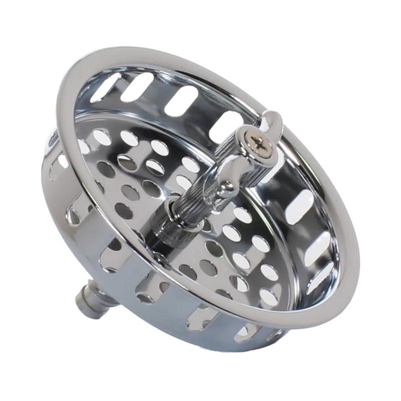 Mr. Scrappy 21-DSB-PC Kitchen Sink Drain Assembly with Twist Lock Basket Strainer