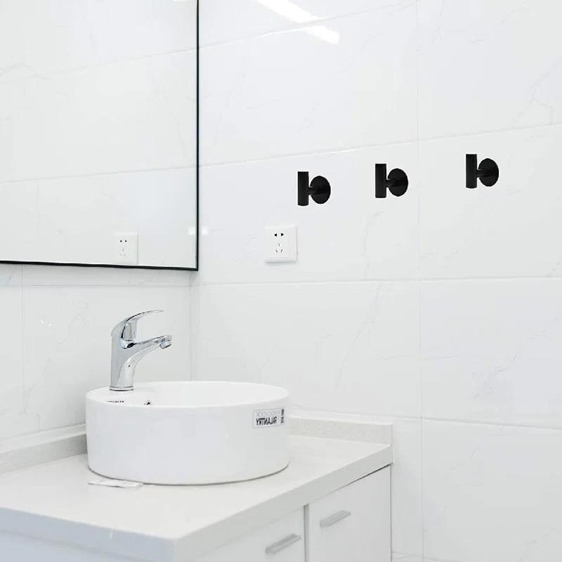Frifoho Heavy Duty Self-Adhesive Wall Mounted Towel Hook (Set of 3) NJ7245EOTE9LPNR