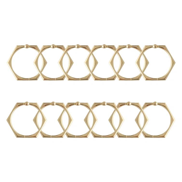 Utopia Alley Shower Curtain Hooks (Set of 12)