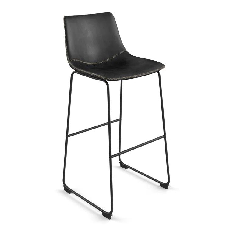 Nia Vegan Leather Bar & Counter Stool (Set of 2)
