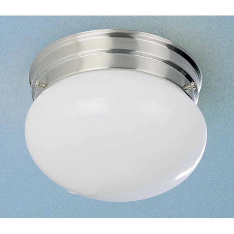 Winston Porter Fuhrmann Glass Flush Mount