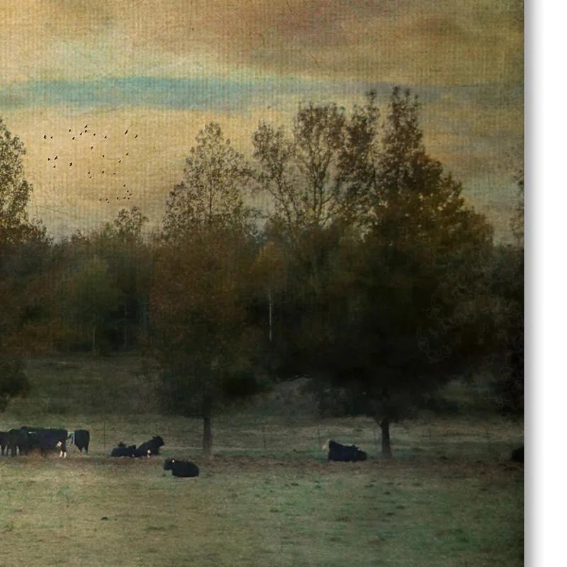 Trademark Fine Art Jai Johnson " Sunrise On The Farm " by Jai Johnson