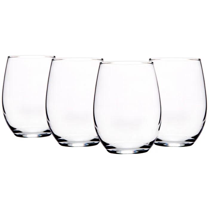 Home Essentials and Beyond 15oz. Wine Glass Set (Set of 4)