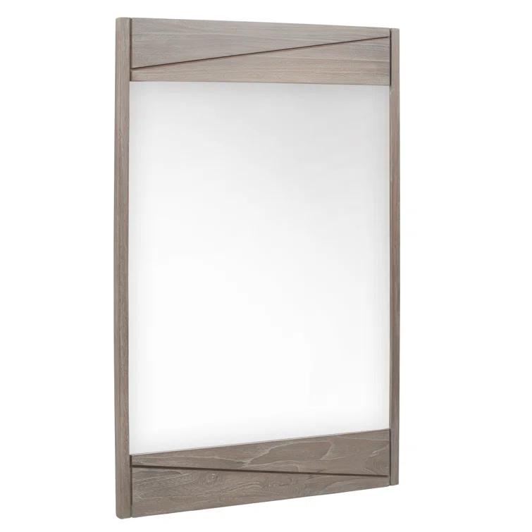 Avanity Teak-M24 Teak 24-3/16" W X 38-3/16" H Modern Rectangular Wood Framed Bathroom Wall