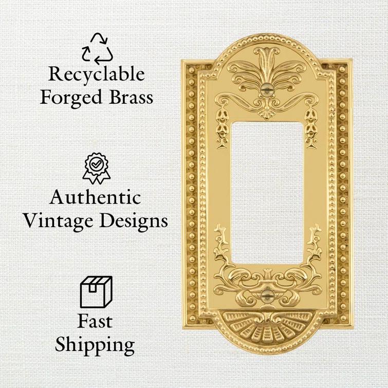 Nostalgic Warehouse Meadows 2-Gang Rocker Light Switch Wall Plate