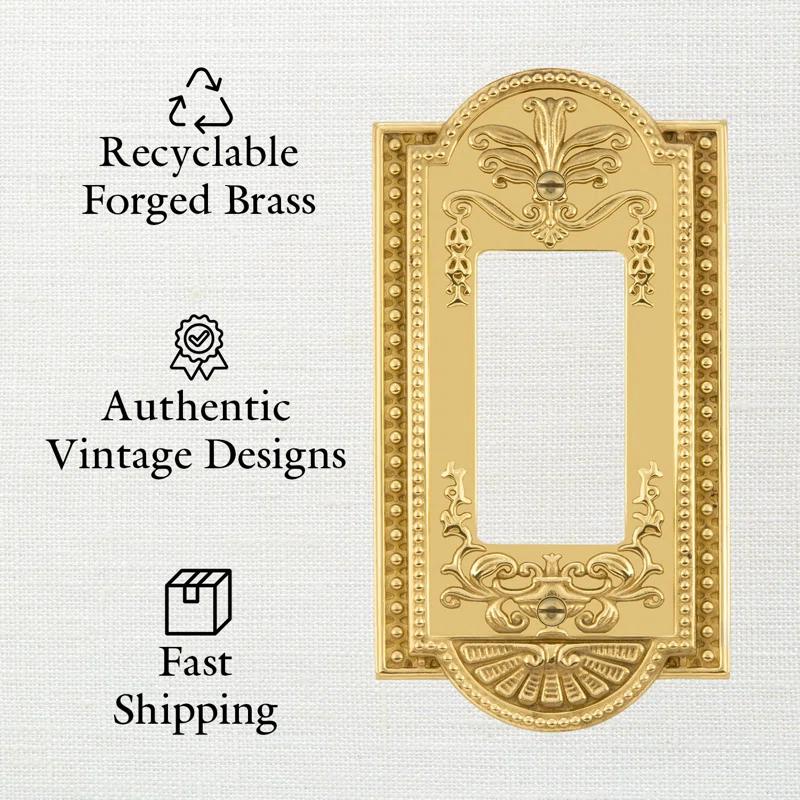 New York 2-Gang Toggle Light Switch Wall Plate