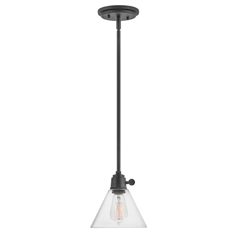 Hinkley Arti 7.75-in Pendant Light with On/Off switch