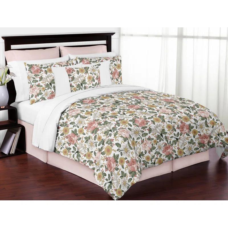Vintage Floral Comforter Set
