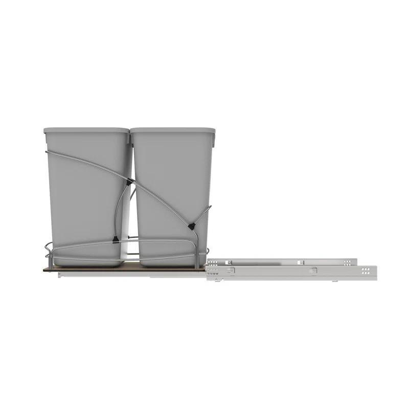 Rev-A-Shelf Rev-A-Shelf Double 27 qt. Pullout Trash Containers