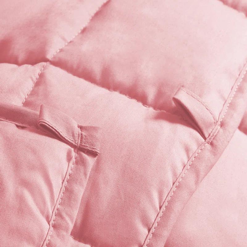 Bare Home Cotton Twill Weighted Blanket