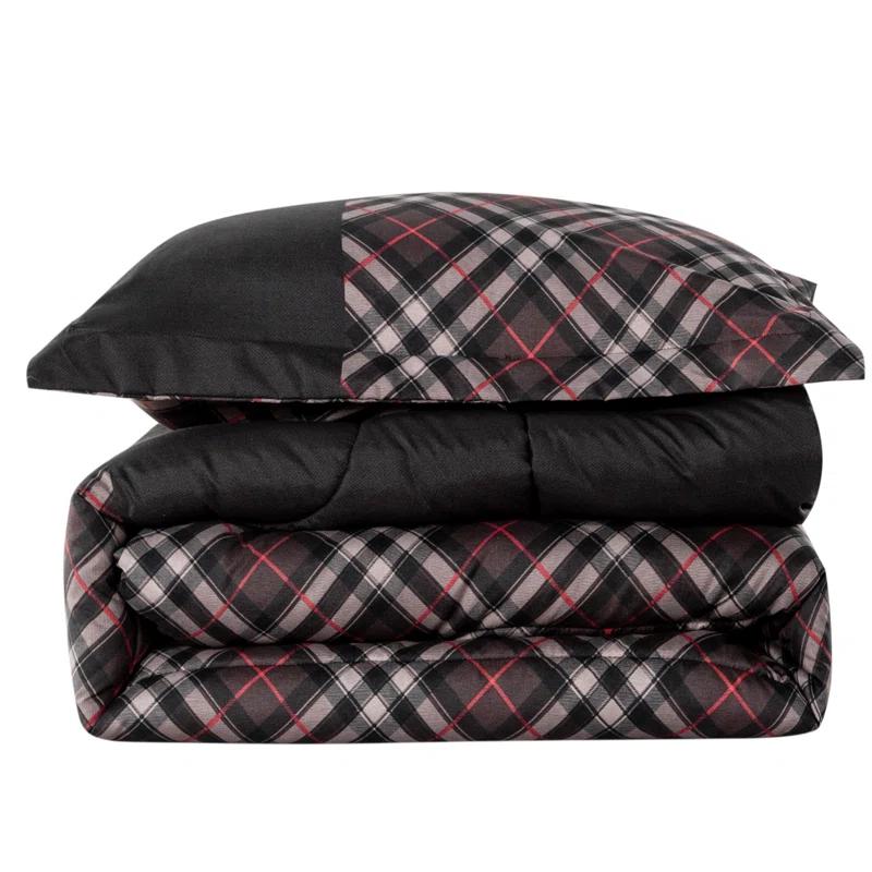 Marina Decoration Black Polyester 3 Piece Comforter Set | Wayfair