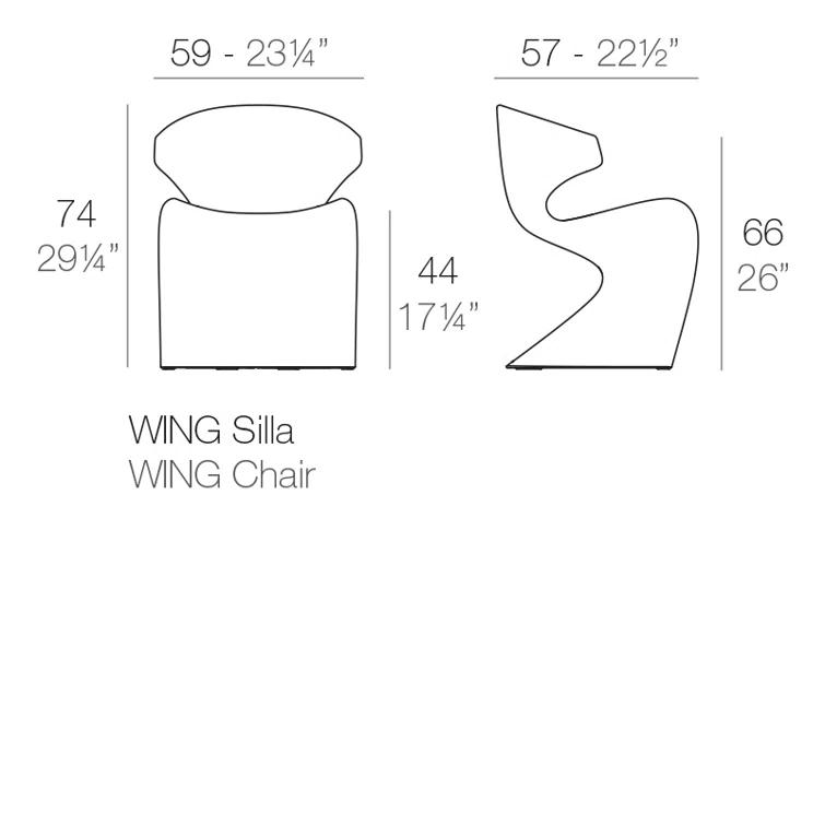 Wing Patio Dining Chair