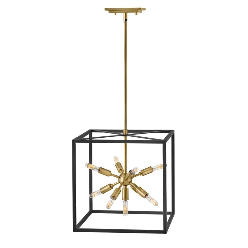 Hinkley Aros 9-Light Cube Pendant