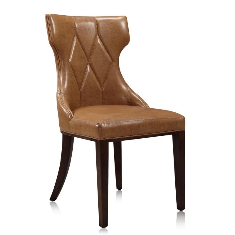 Reine Upholstered Wing Back Side chair (Set of 2)