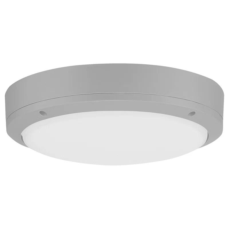 Access Lighting Rockaway Dual Voltage Outdoor LED Flush Mount - Satin