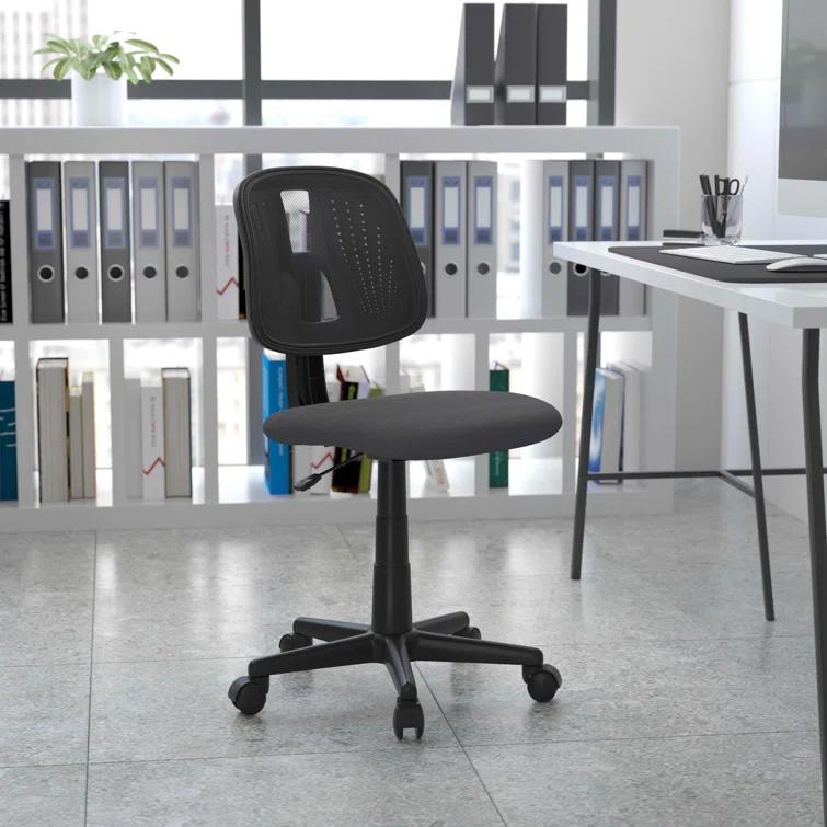 Flash Furniture Meridian Mid-Back Swivel Mesh Task Office Chair with Pivot Back