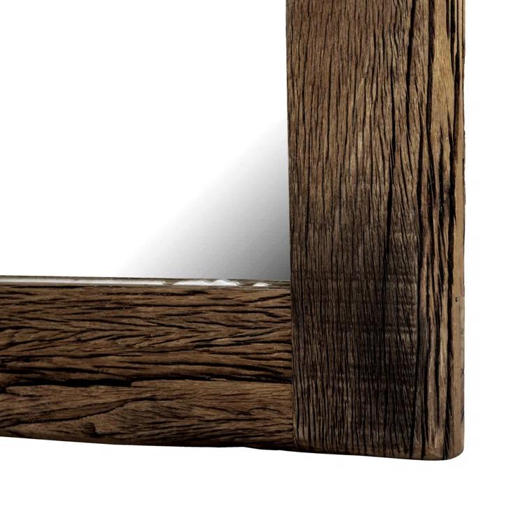 Millwood Pines Faheema Floor Mirror-Natural Reclaimed | Wayfair
