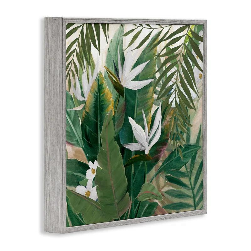 Stupell Industries " Tropical Birds Of Paradise Plant " by Nan Painting Print