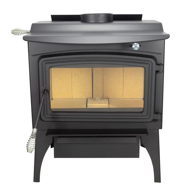 Pleasant Hearth 1,800 Sq. Ft. Medium Freestanding Wood Burning Stove with Legs