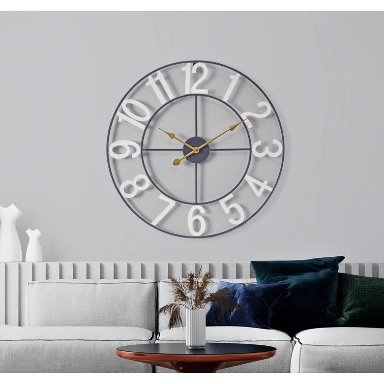 Sorbus Large 16" Numeral Analog Decorative Wall Clock