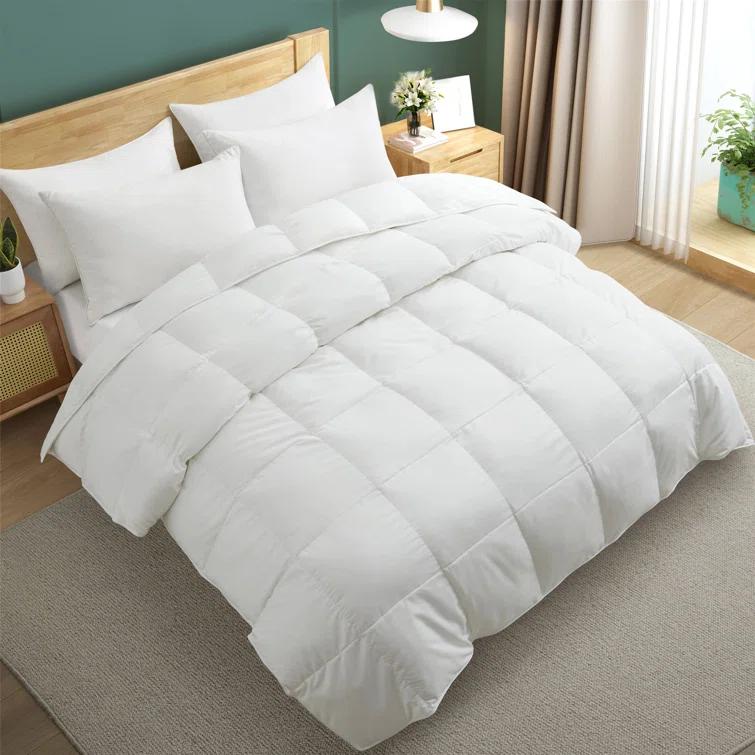 Peace Nest 600 Fill Power Goose Down and Feather All Season Comforter Duvet Insert