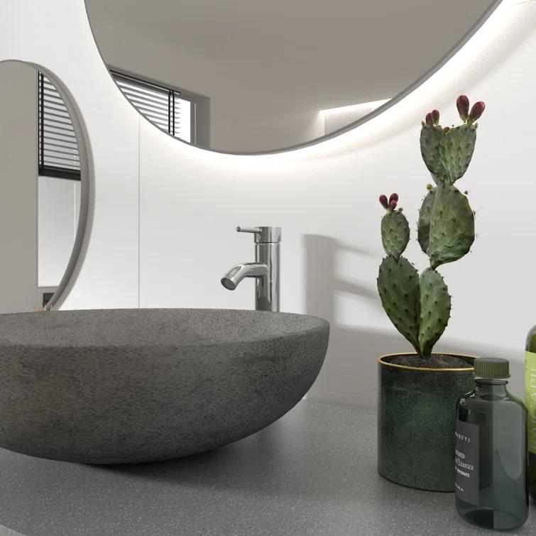 VIBRANTBATH Vessel Sink Faucet Single-handle Bathroom Faucet with Drain Assembly A-99052H-C-2