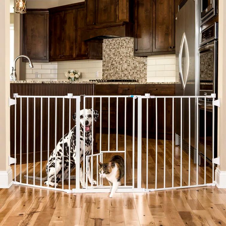 Carlson Pet Products Flexi Pet Gate & Reviews | Wayfair