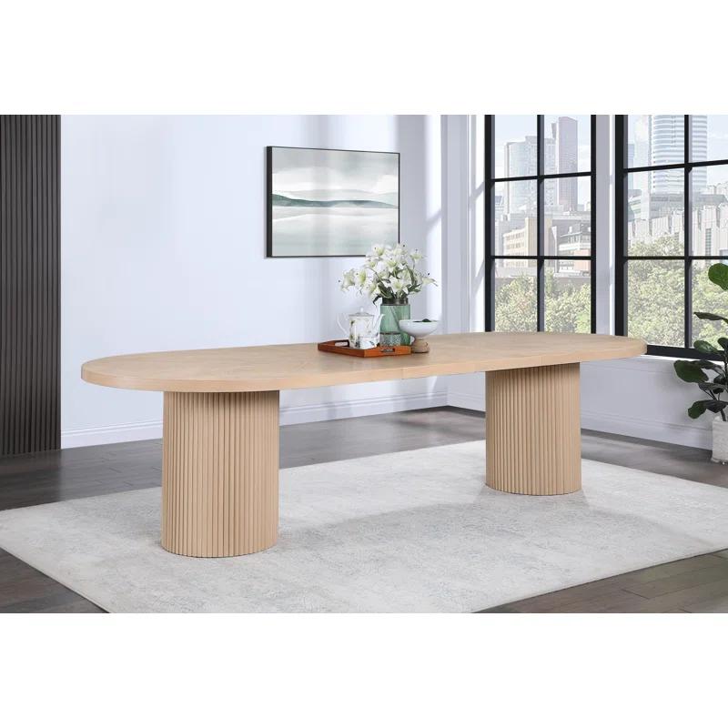 Wrought Studio™ Ivona Oak Dining Table