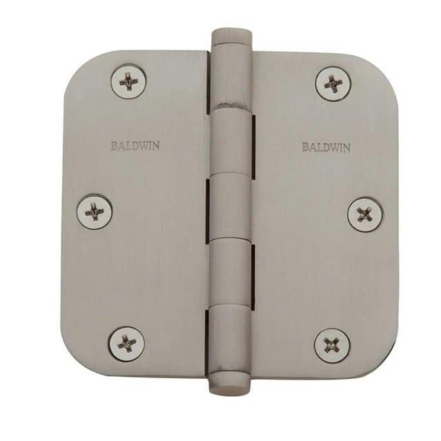 Baldwin 3.5" H x 3.5" W Butt Bearing Single Door Hinge