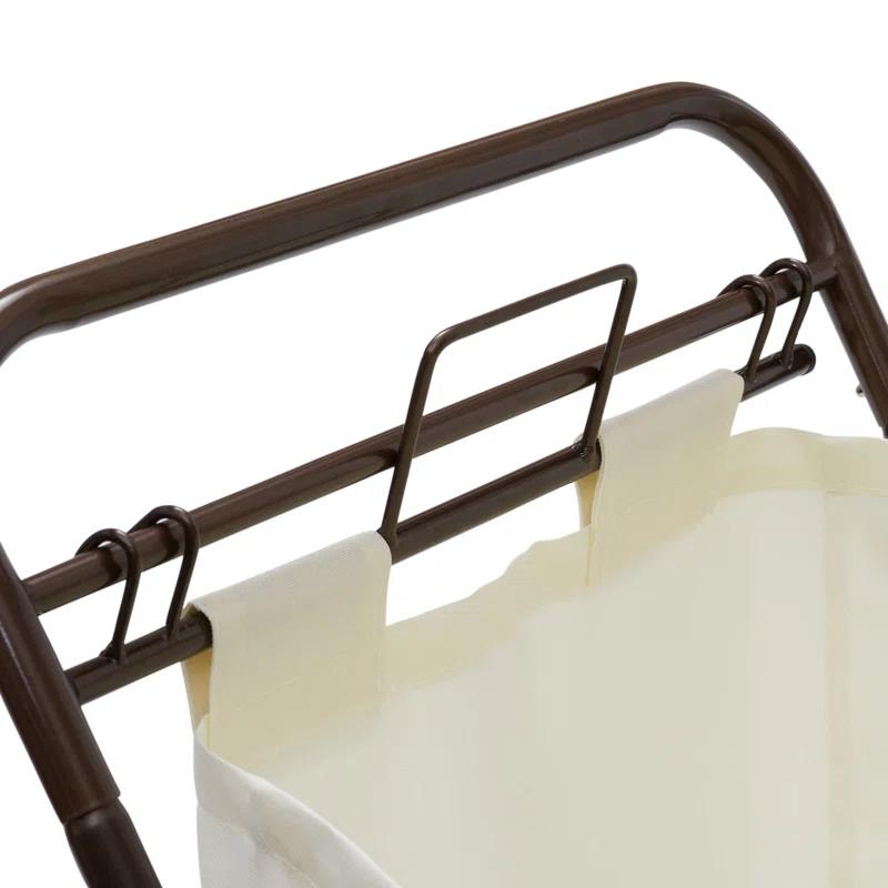 Household Essentials Rolling Laundry Hamper with Handles