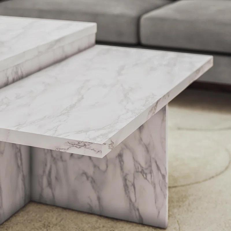 CosmoLiving by Cosmopolitan Brielle Two-Tiered Coffee Table