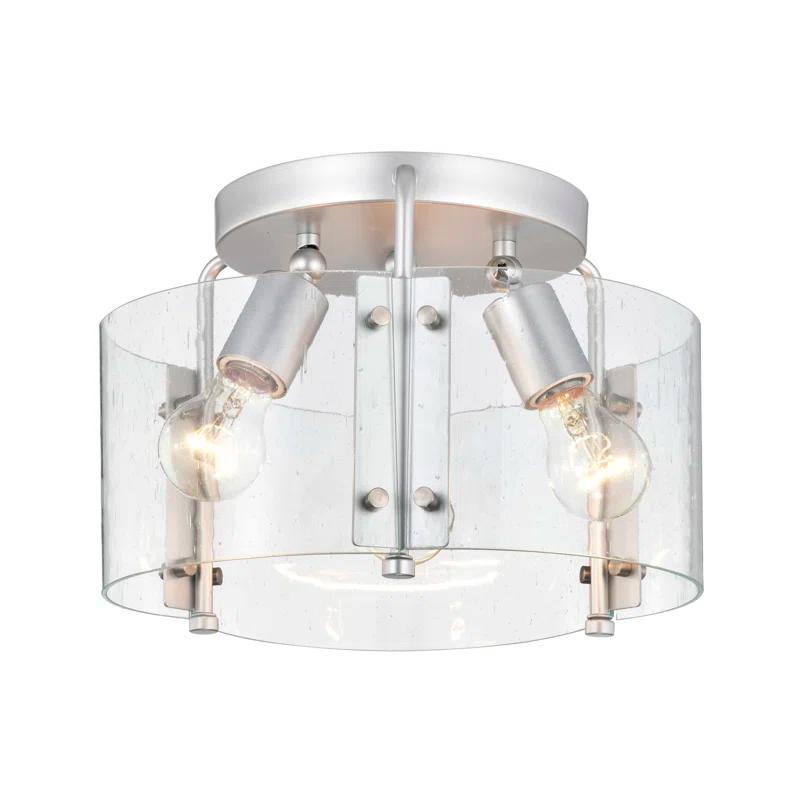 Glass Semi Flush Mount