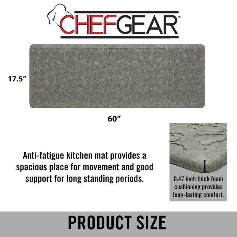 Chef Gear Embossed Soothing Comfort Anti-Fatigue Mat