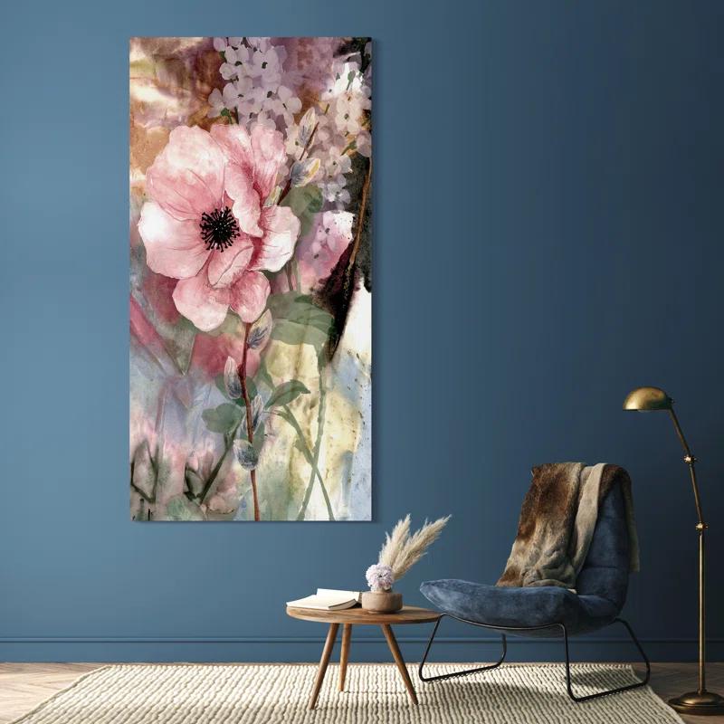 Empire Art Direct " Pastel Fleur I&II " 2 - Pieces Painting Print