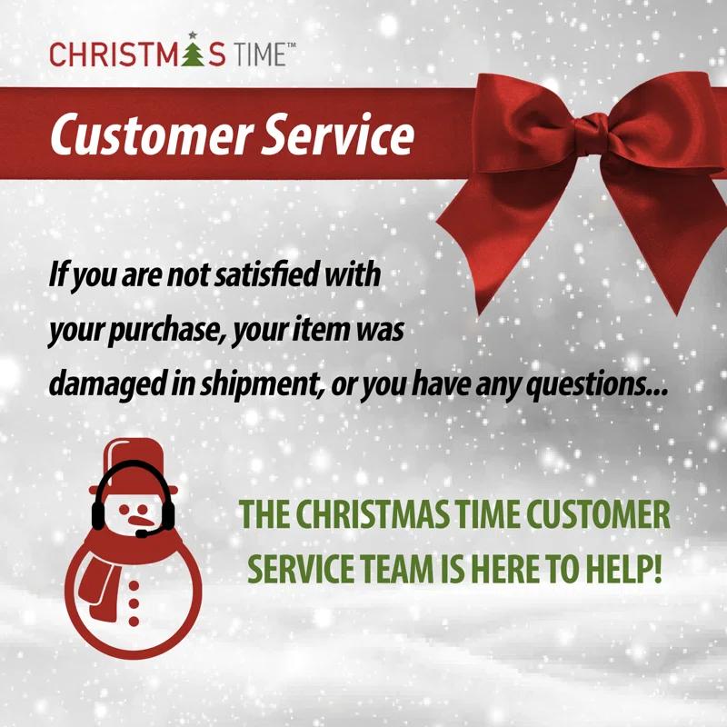Christmas Time Christmas Time Greenland Pine Artificial Christmas Tree with Dual Multicolor & Warm White LED Lights