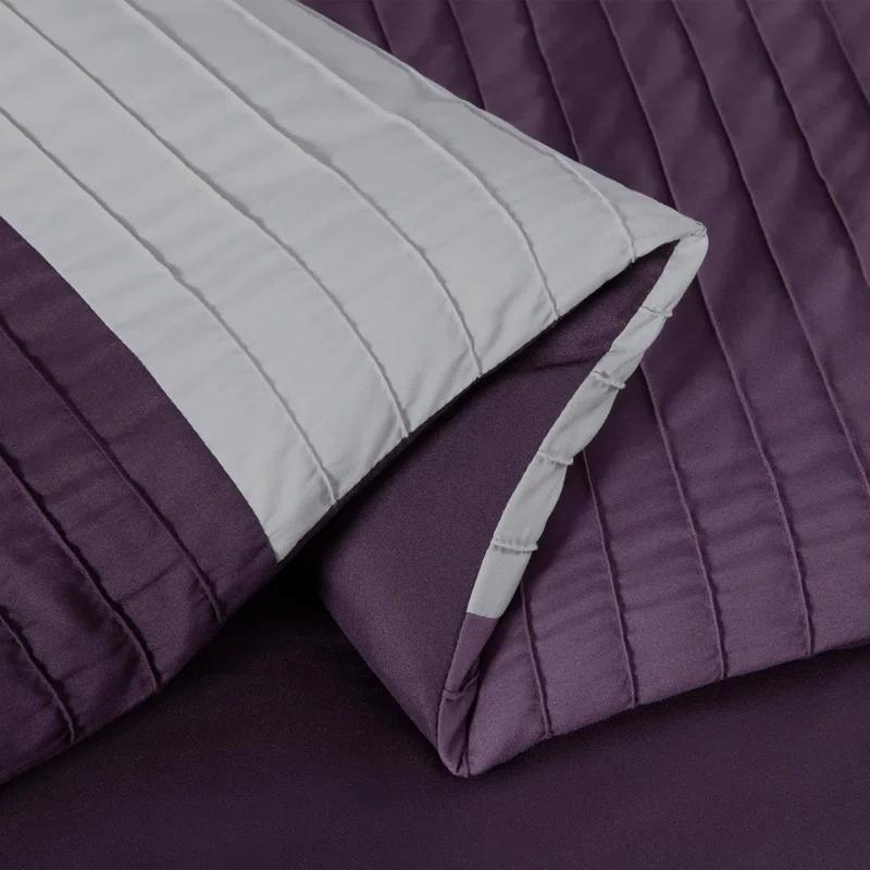 Chezmoi Collection Briar Microfiber Bed in a Bag Comforter Set