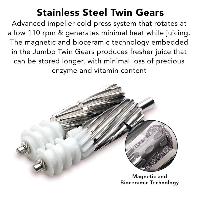 Tribest Greenstar® Slow Masticating & Cold Press Juicer & Reviews | Wayfair