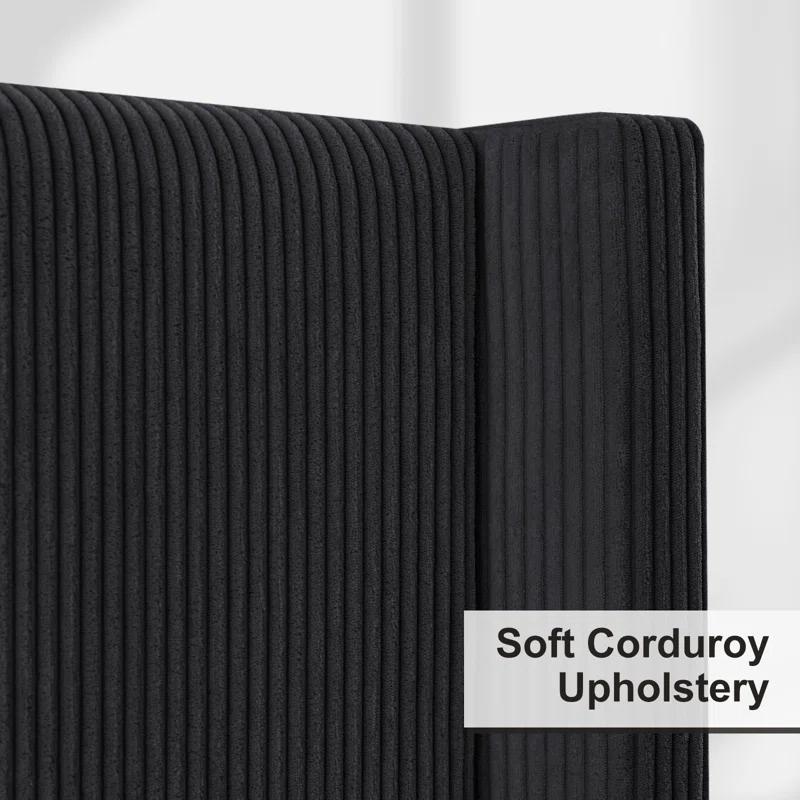 Willa Arlo™ Interiors Dunwoody Upholstered Wingback Platform Bed