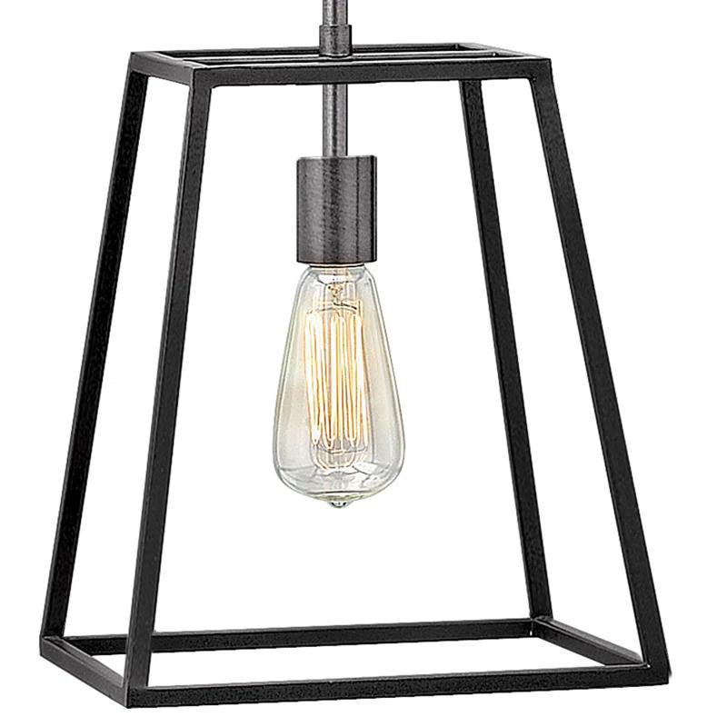 Hinkley Burley Oak One-Light Stem Hung Minimalist Pendant